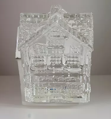 Buy Waterford Crystal Paperweight Lismore Village Cottage Ireland 3.75 L Excellent • 37.88£