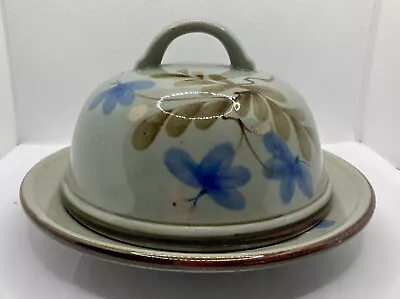 Buy Highland Stoneware Scotland Domed Cheese Butter Dish With Floral Pattern • 29.99£