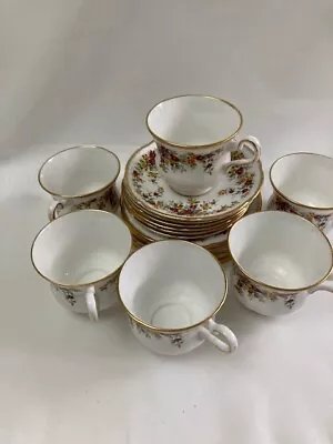 Buy Vintage China Tea Set By Royal Grafton In The Rose Garden Pattern With 18 Pieces • 12£