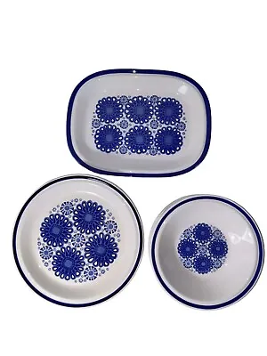 Buy ✨ 14pc EGERSUND KORULEN NORWAY Porcelain Plates Bowls Serving Plate MCM • 66.23£