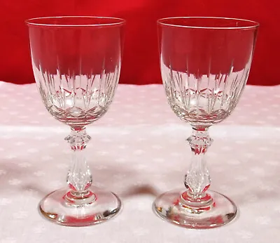 Buy 2 Glasses Wine 12,6 CM Of Service Crystal Baccarat To Drop' Air Around 1860-1880 • 102.04£