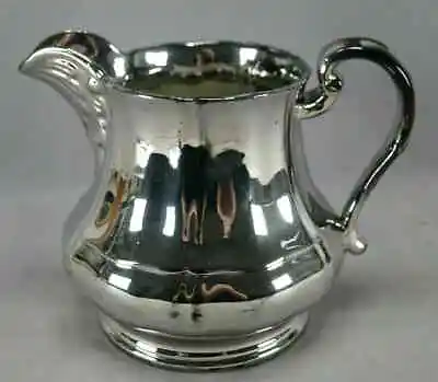 Buy 19th Century British Silver Luster Silver Lustre Redware 6 3/8 Inch Pitcher Jug • 144.77£