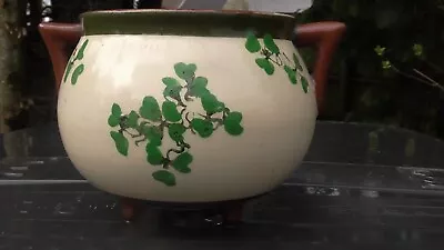Buy Carrigaline Pottery Motto Ware 'From Skerries' With Shamrocks. 10cm Cream Glaze • 5£