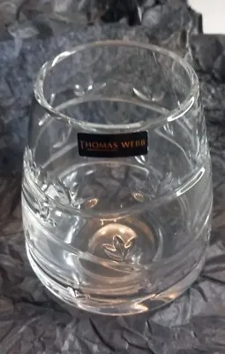 Buy Thomas Webb Fine Crystal Teardrop Vase .Emilia Design, Perfect Condition,Boxed. • 12.50£