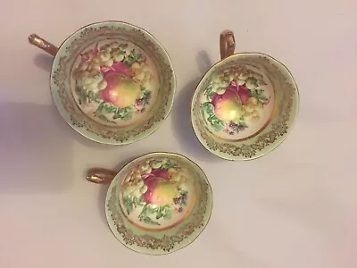 Buy Ashley Fine Bone China Trio Cups Made In England 22 Kt. Gold • 25£