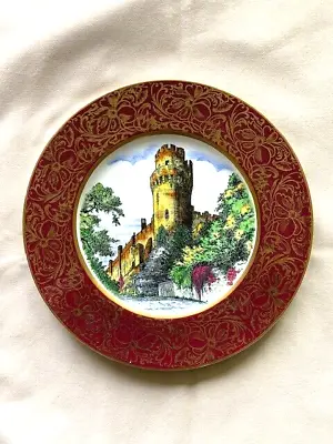 Buy Collectable Decorative Plate  Warwick Castle  Hand Painted By John Maddock. • 10.86£