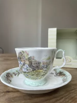 Buy ROYAL DOULTON BRAMBLY HEDGE “Homeward Bound” CUP AND SAUCER BOXED 2001 Mice Rare • 51£