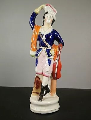 Buy Antique Staffordshire Figurine English Victorian Figure 26cm Tall 19th Century • 29£