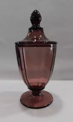 Buy Vintage Amethyst Glass Candy Jar With Lid, MINT  8  • 17.52£