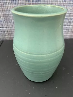 Buy Vintage Buchan Portobello Scotland Green Pottery Vase 77/8 N3 10cm High • 7.95£