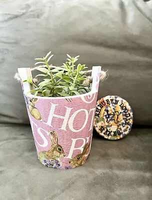 Buy Emma Bridgewater Inspired Easter Small Bucket / Decoupage / Plant Pot / Hares • 4.95£