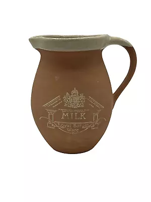 Buy Royal Barum Ware Vintage Milk Pitcher Clay Studio Pottery Terracotta Jug • 63.98£