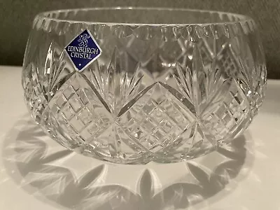 Buy Edinburgh Crystal Fruit Trifle Punch Salad Bowl Cut Glass Signed & Stickered • 25£