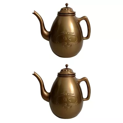 Buy  2 Pack Turkish Teapot Chinese Water Kettle Soup Maker Vintage • 16.78£