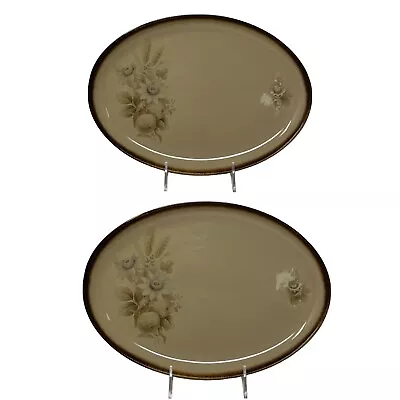 Buy Denby Memories Stoneware 12⅝  & 14  Oval Serving Platter Handcrafted England • 37.88£