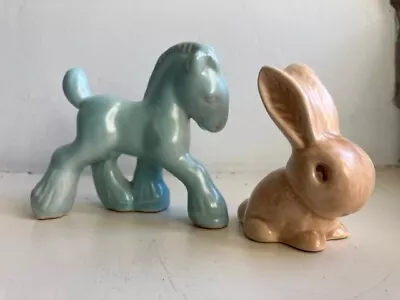 Buy Prancing Pony + Sylvac Rabbit - Art Deco - Vgc • 4.99£