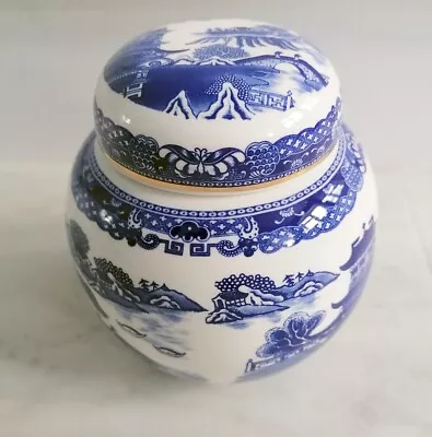 Buy Ringtons Blue & White Willow Ginger Jar. 5.5 H  X 5  W Excellent Condition • 8.50£
