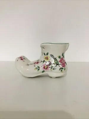 Buy Vintage Porcelain Floral Boot Vase Ornament Eng Old Foley James Kent Ltd 5x3” • 9.99£
