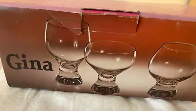 Buy Bohemia Crystal Gina Liqueur/Brandy/Whisky Glasses, Set Of 6, Boxed • 15£