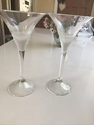 Buy Edinburgh Crystal 24” High Etched Frosted Stemmed Champagne/ Cocktail Glasses • 72£
