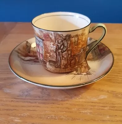 Buy Royal Doulton Dickensware Fagin Cup And Saucer Fine Bone China • 12£