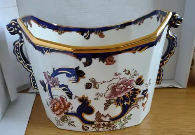 Buy Rare Masons Ironstone Blue Mandalay Pattern Seahorse Bowl Boxed Hand Painted • 95£