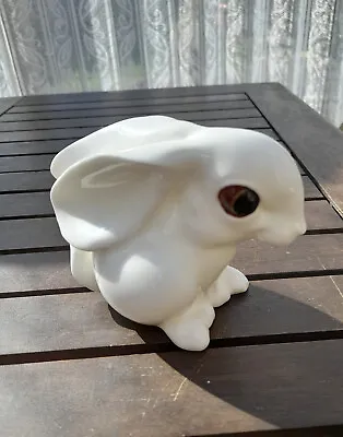 Buy Vintage Royal Osborne White Bone China Rabbit Figurine (Ears Down 1415) • 9.99£