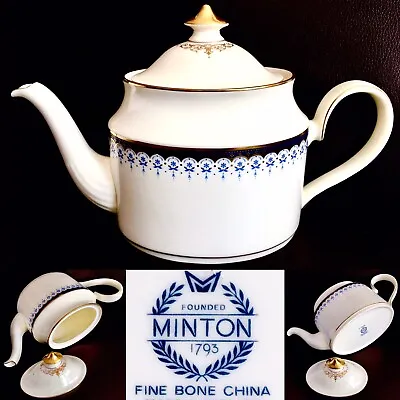 Buy Large Vintage (1981) English Minton “Consort” Fine Bone China Teapot (11”, 775g) • 350£
