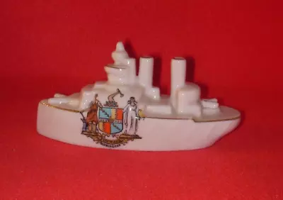 Buy Carlton Crested China WW1 Battleship Birmingham Crest • 6.99£