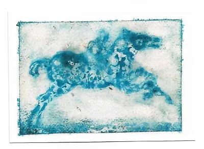 Buy Delft Blue By Alicia Rothman Horse Painting Art Postcard • 1.80£