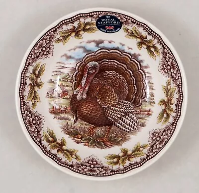 Buy Royal Stafford Thanksgiving Turkey Soup/Salad Bowls Set Of 4 Made In England NEW • 46.48£