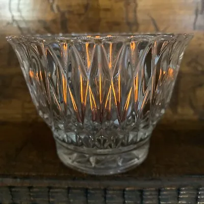 Buy Vintage Etched Cut Crystal Glass Votive Tea Light Candle Holder Ramekin Vase EUC • 9.40£