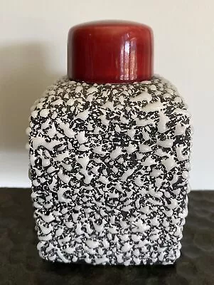 Buy Antique/VTG  Paul Milet Glazed Textured Ceramic Lidded Jar For Sevres France 6  • 228.68£