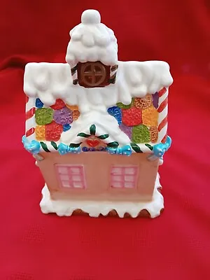 Buy Vero House/canister Ideal For Goodies Christmas Theme Full Of Colour & Snow • 7.99£