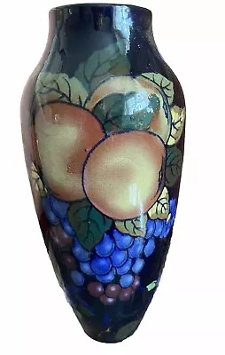 Buy Royal Stanley Ware England Jacobean Fruit Floral Ceramic Vase Art Deco 1930s • 30£