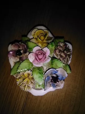 Buy Vintage Bone China Royal Adderley Floral Flowers In A Shell Made In  England • 7.73£