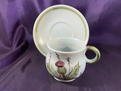 Buy BUCHAN THISTLEWARE Cup & Saucer RING HANDLE  2 3/4  - #288 • 7£