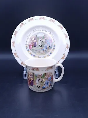 Buy Royal Doulton Bunnykins Celebrate Your Christening Mug&Plate Set-New With Box • 28.90£