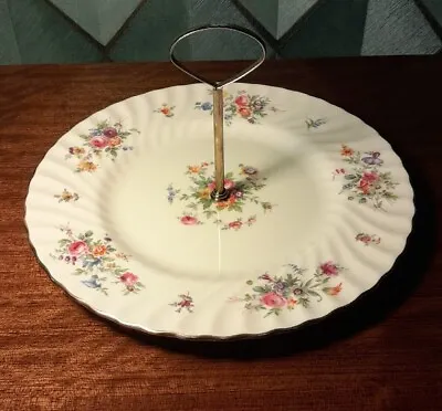 Buy Minton Marlow Bone China Large 10.75  Cake Plate Stand With Handle • 8.99£