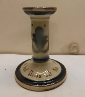 Buy ALLER VALE Pottery   Candle Stick  MOTTO WARE 4.5  Vintage • 14£