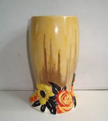 Buy Clarice Cliff Art Deco My Garden Bizarre Newport Pottery Vase • 60£
