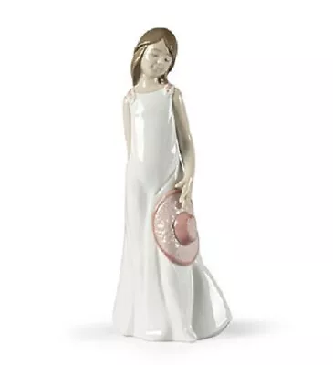Buy Nao By Lladro  Porcelain Figurine Thinking Of You 02001922 Was £95 Now £85.50 • 85.50£