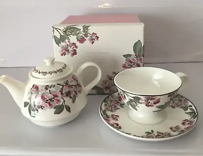 Buy LAURA ASHLEY-  Adeline Tea For 1  Fine Bone China-Cup/Saucer And Teapot GIFT BOX • 33.95£