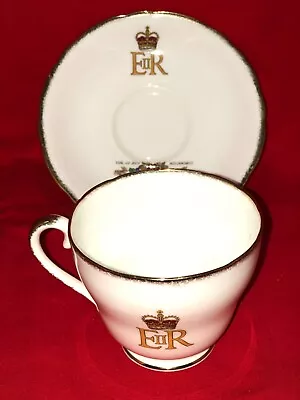 Buy Queen Elizabeth II 1953 Coronation Teacup And Saucer  Adderley Fine Bone China • 23.65£