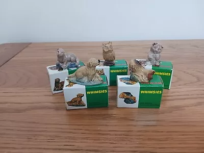 Buy Collection Of 5 X Green Boxed George Wade 'Whimmies' Animal Porcelain Figures • 7.50£