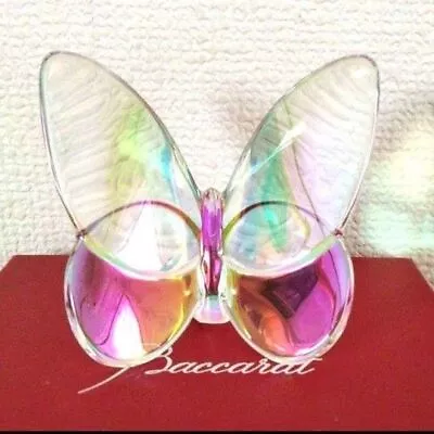 Buy Baccarat Clear Iridescent Lucky Butterfly New Product Not Used • 181.84£