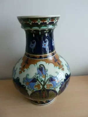 Buy Stunning Antique Large Dutch Pottery Rozenburg Vase Must See • 275£