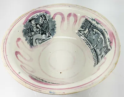 Buy Antique English Masons Ironstone Staffordshire Large Porcelain Luster Ware Bowl • 313.24£