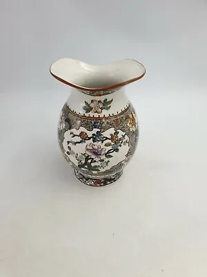 Buy Antique A Hancock & Sons Corona Ware Porcelain  Tokio  Vase Hand Coloured Floral • 26.99£