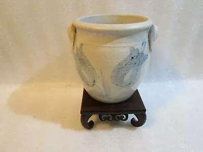 Buy Vintage Studio  Art Pottery  Salt Glazed Vase , Pot , Jar , Signed • 8.97£